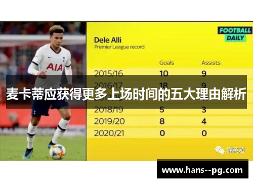 麦卡蒂应获得更多上场时间的五大理由解析 麦卡蒂应获得更多上场时间的五大理由解析